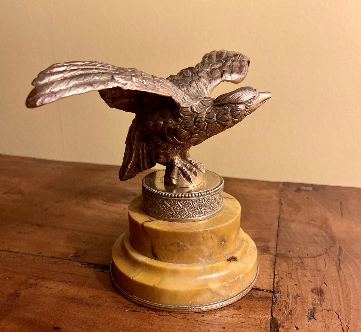 Bronze Eagle On Base -photo-3