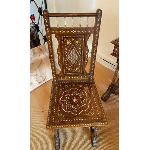 Orientalist Marquetry Chair