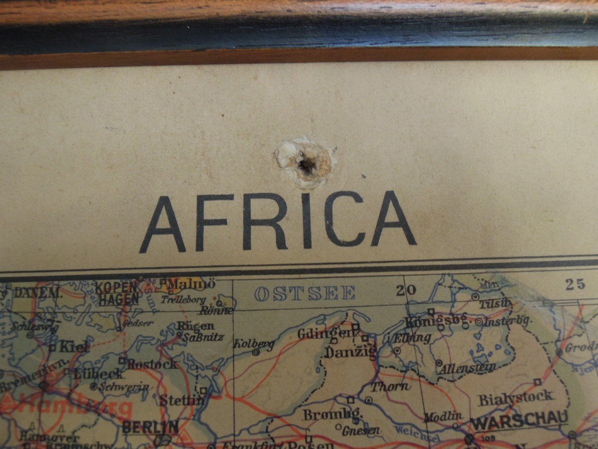 Large Map Of Africa From 1960 For The Dal By Georg Westermann In Brunswick-photo-3