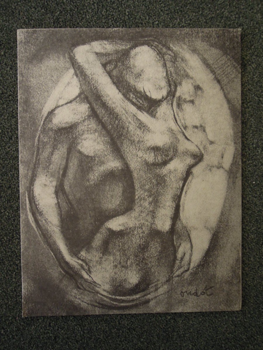 Lot Of 12 Lithographs Of Nudes "painters Witness To Their Time, Love" 1964 By Mourlot-photo-2