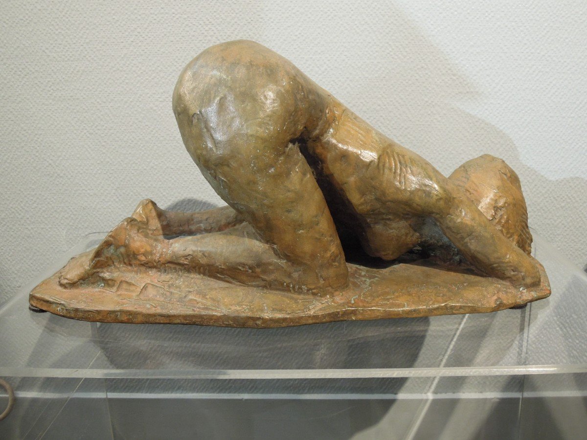 Nu féminin en bronze de Pierre Letellier, circa 1972, Susse Fondeur