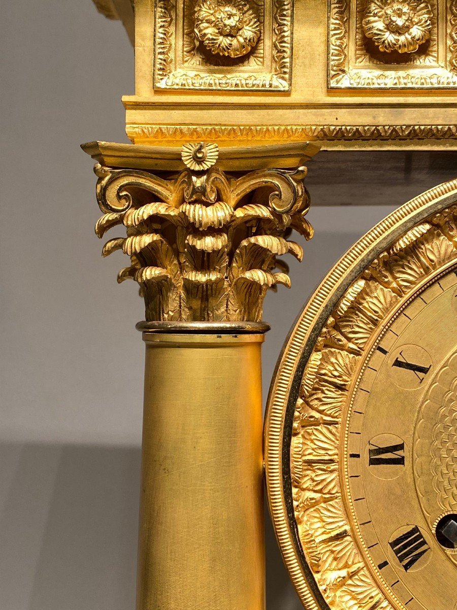 Charles X Garniture Clock Set , Circa 1830-photo-3