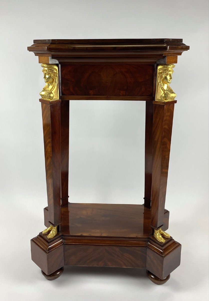 A Large Empire Mahogany Console.-photo-2