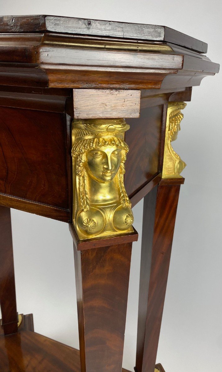 A Large Empire Mahogany Console.-photo-4