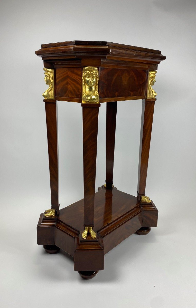 A Large Empire Mahogany Console.-photo-3