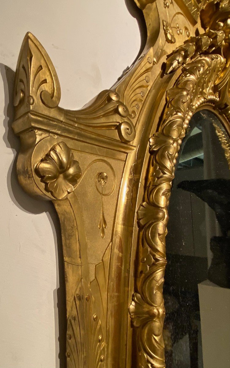 Grand Miroir Napoleon III.    H 186cm X 138 Cm!-photo-3