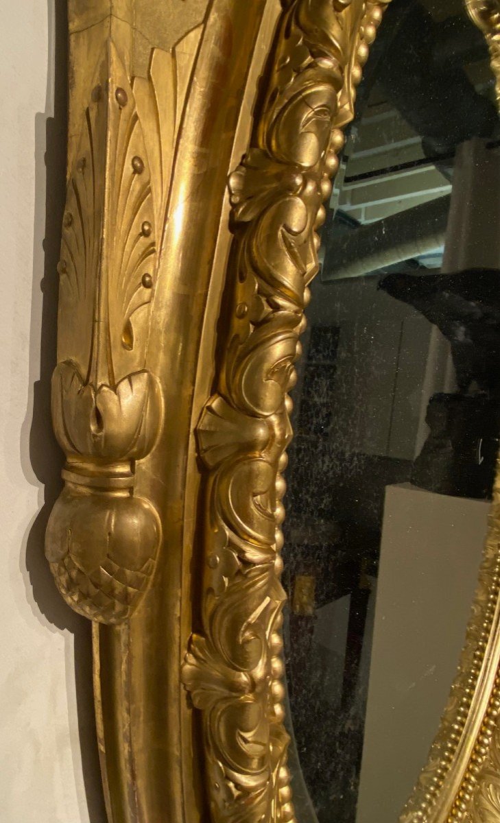 Grand Miroir Napoleon III.    H 186cm X 138 Cm!-photo-4