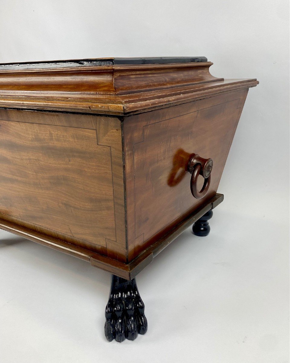 19th Century Mahogany Wine Cooler-photo-3