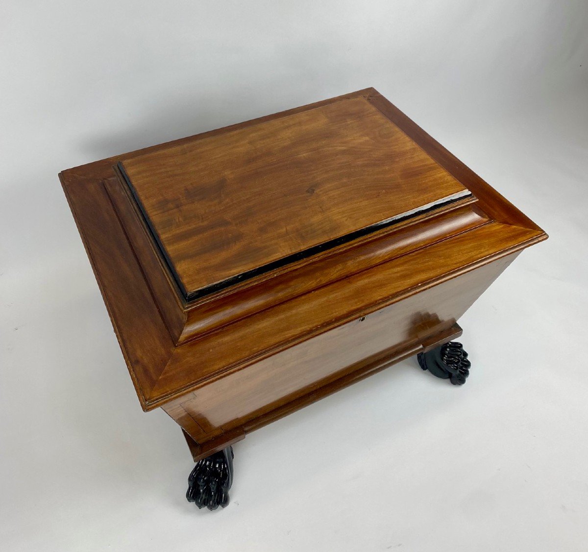 19th Century Mahogany Wine Cooler-photo-4