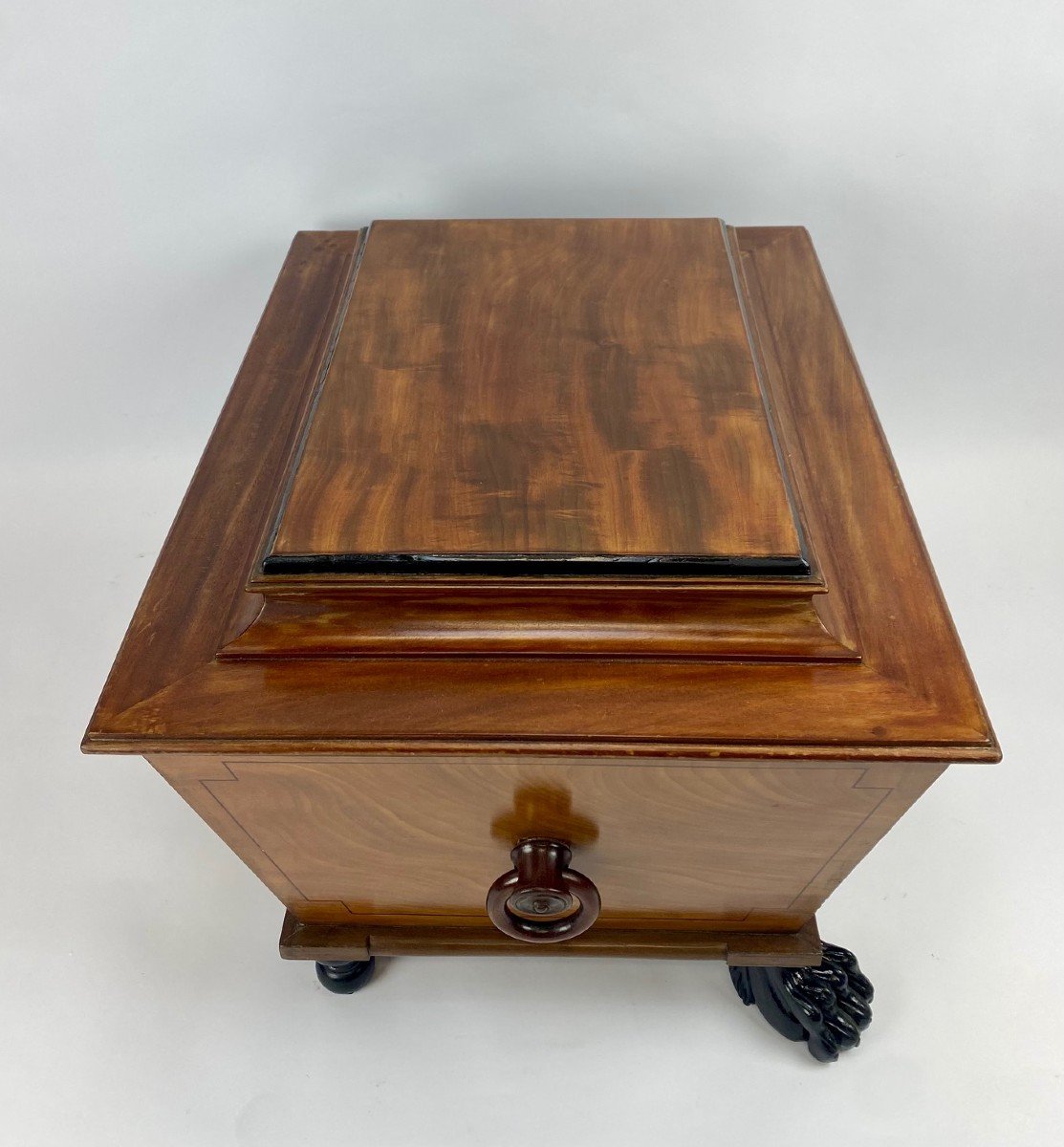 19th Century Mahogany Wine Cooler-photo-3