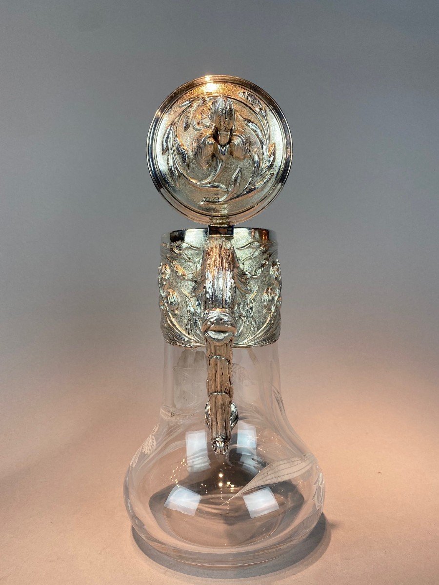 A Large Silver Carafe.-photo-4