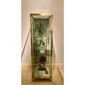 Brass Display Case. Early 20th Century By Haas Nancy