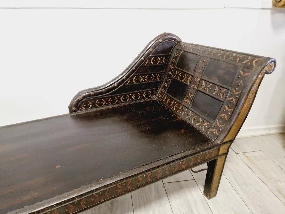 Chaise Longue Coloniale Antique-photo-2