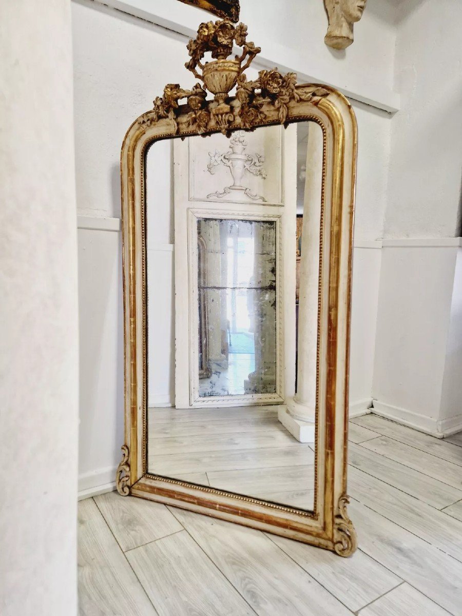 Antique French Mirror 19th Century Louis XVI Style