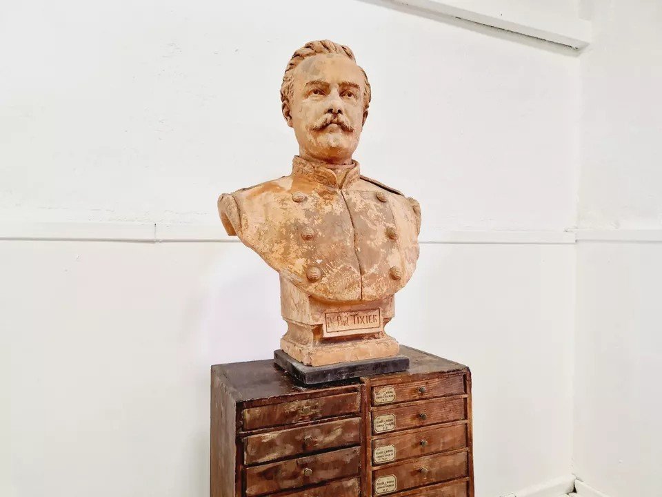 Antique Bust Of Albert Ernest Carrier Belleuse-photo-3