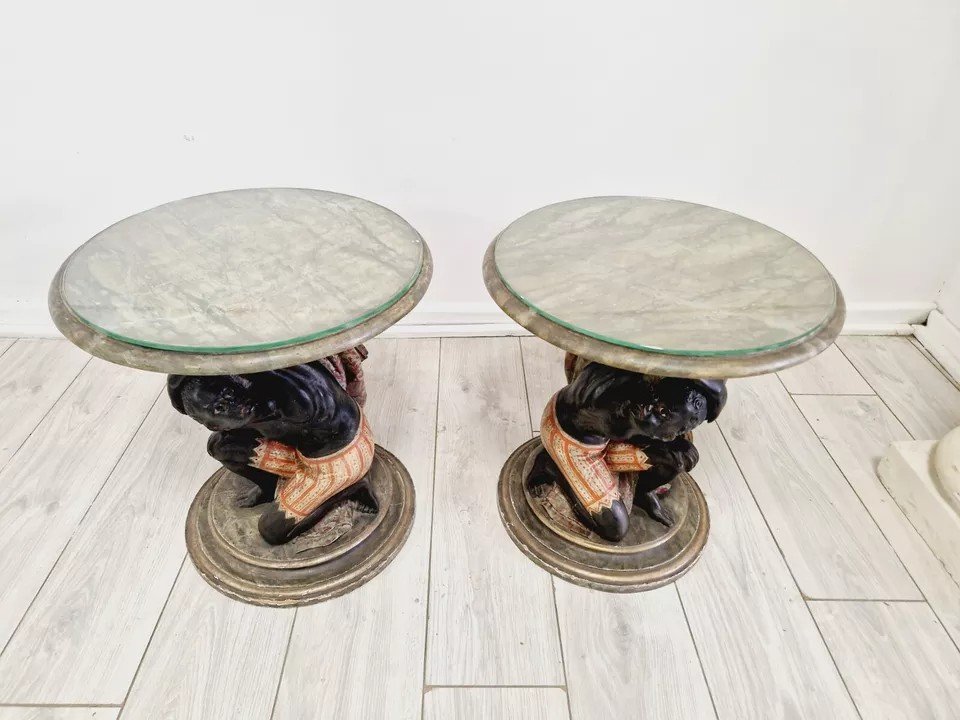 Pair Of Antique Venetian Gueridons-photo-2