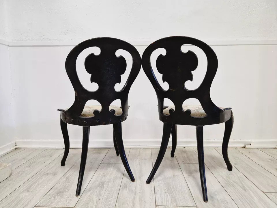 Pair Of Antique Napoleon Chairs-photo-6