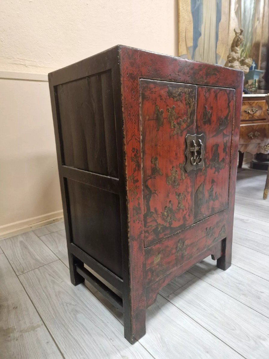 Pair Of Chinese Qing Dynasty Bedside Tables-photo-4