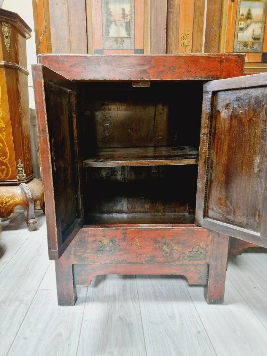 Pair Of Chinese Qing Dynasty Bedside Tables-photo-4