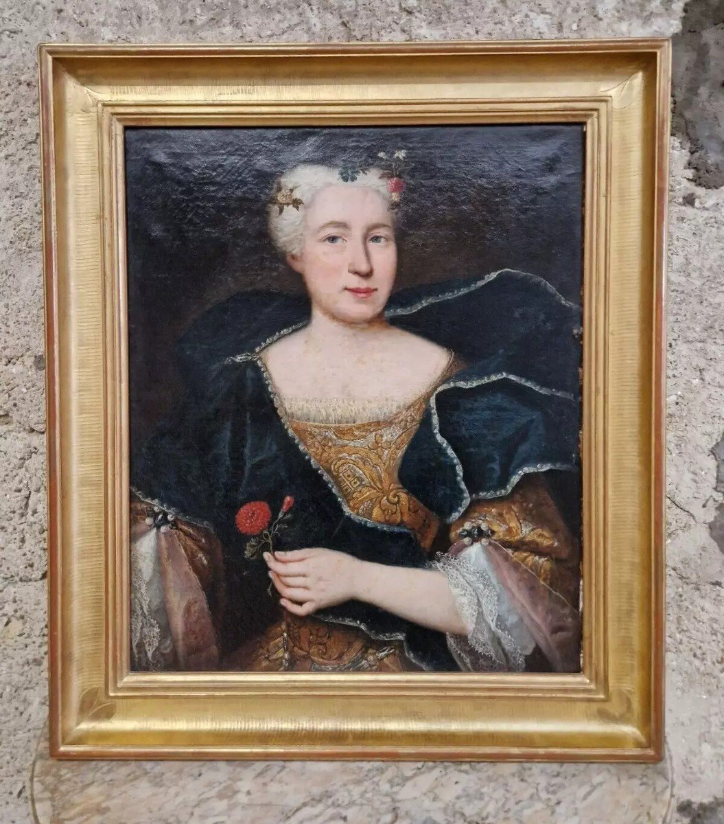 18th Century Double Sided Oil Painting