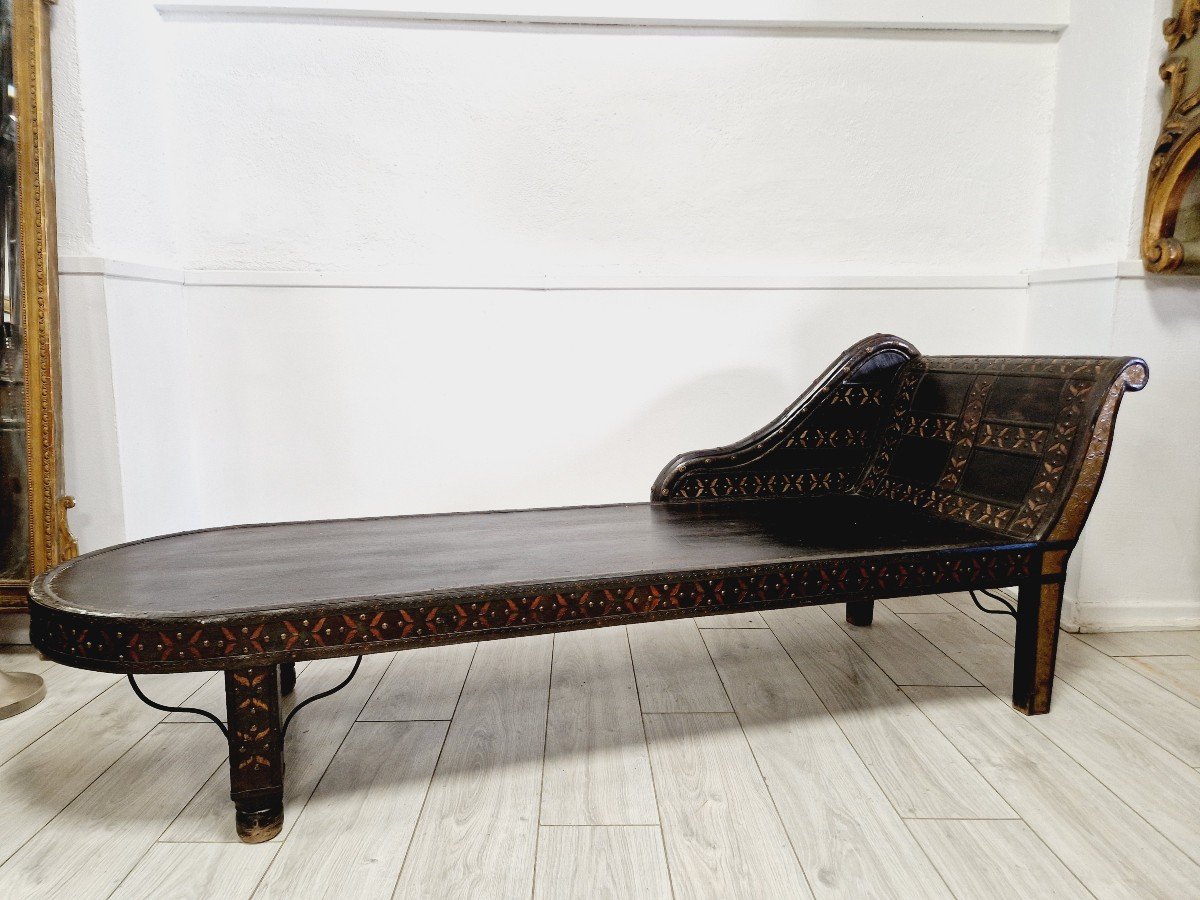  Antique Colonial Chaise Longue-photo-2