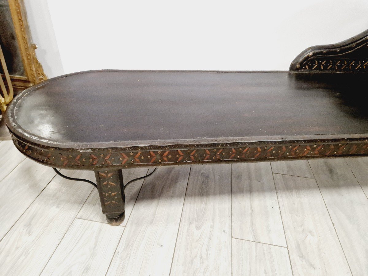  Antique Colonial Chaise Longue-photo-3