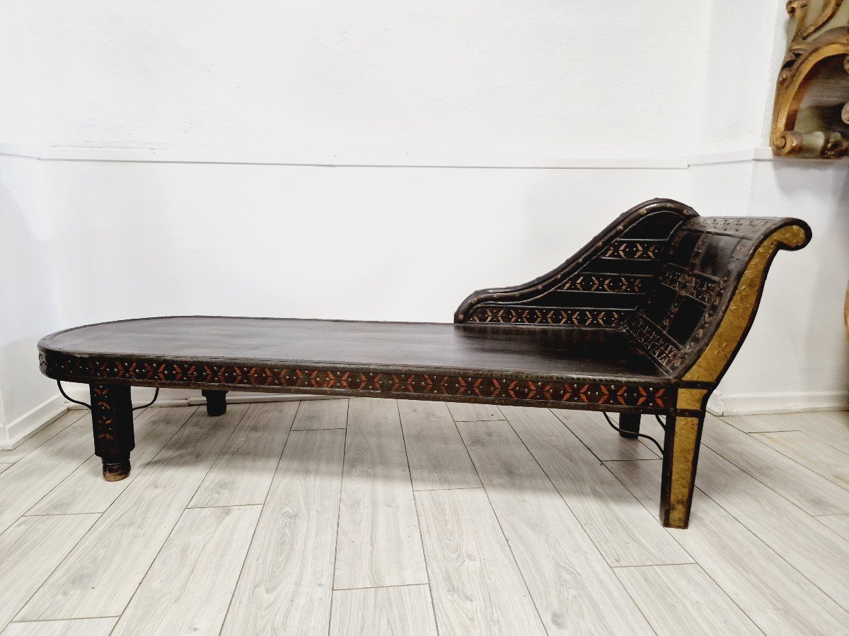  Antique Colonial Chaise Longue-photo-8