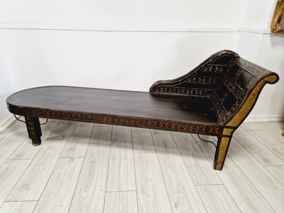  Antique Colonial Chaise Longue