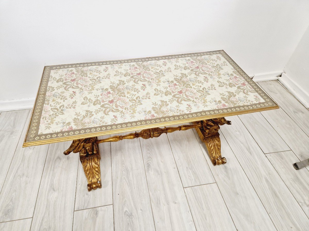  Table Basse Antique Baroque, Italie-photo-2