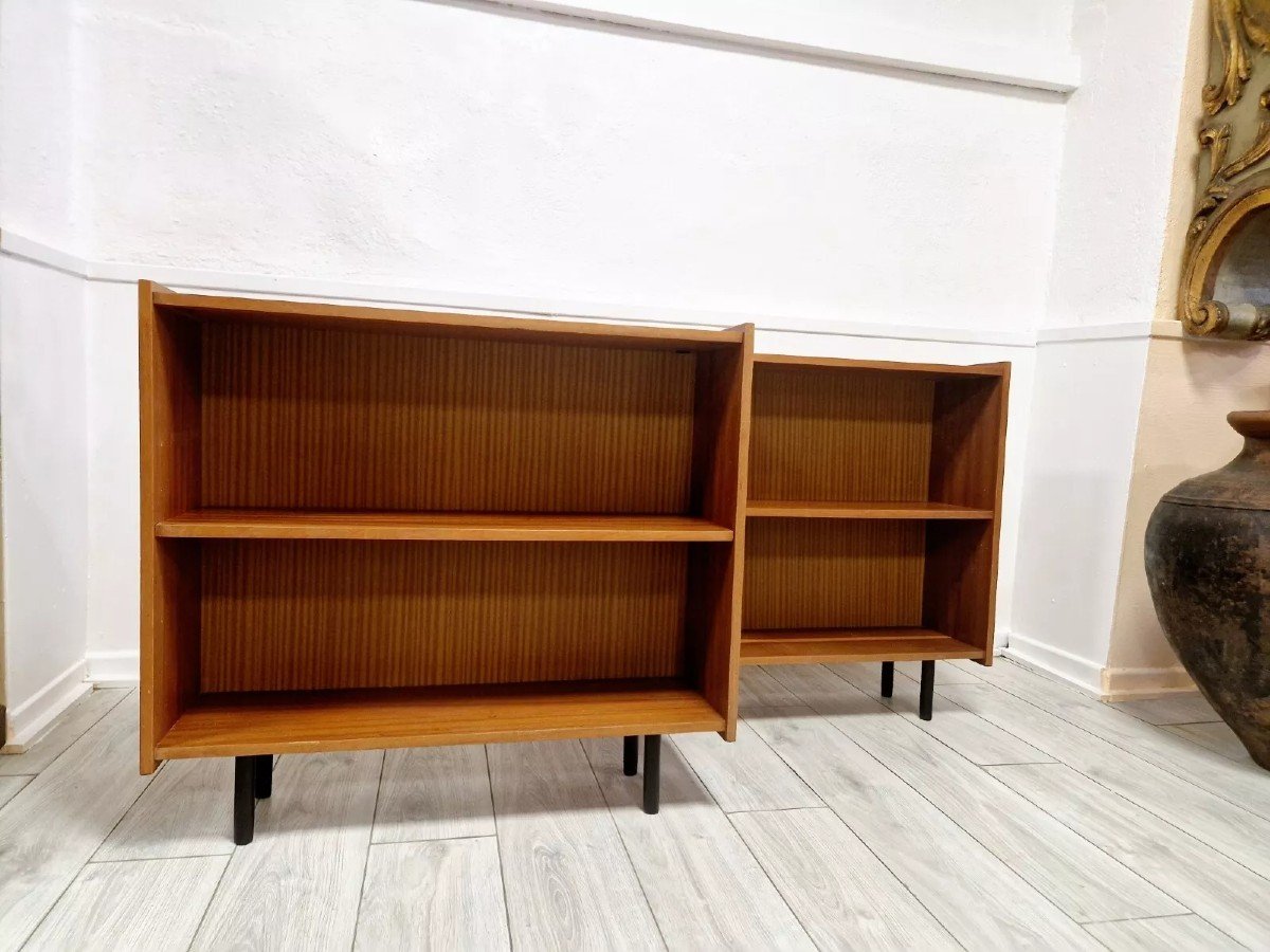 Pair Of Mid Century Bookcases-photo-4