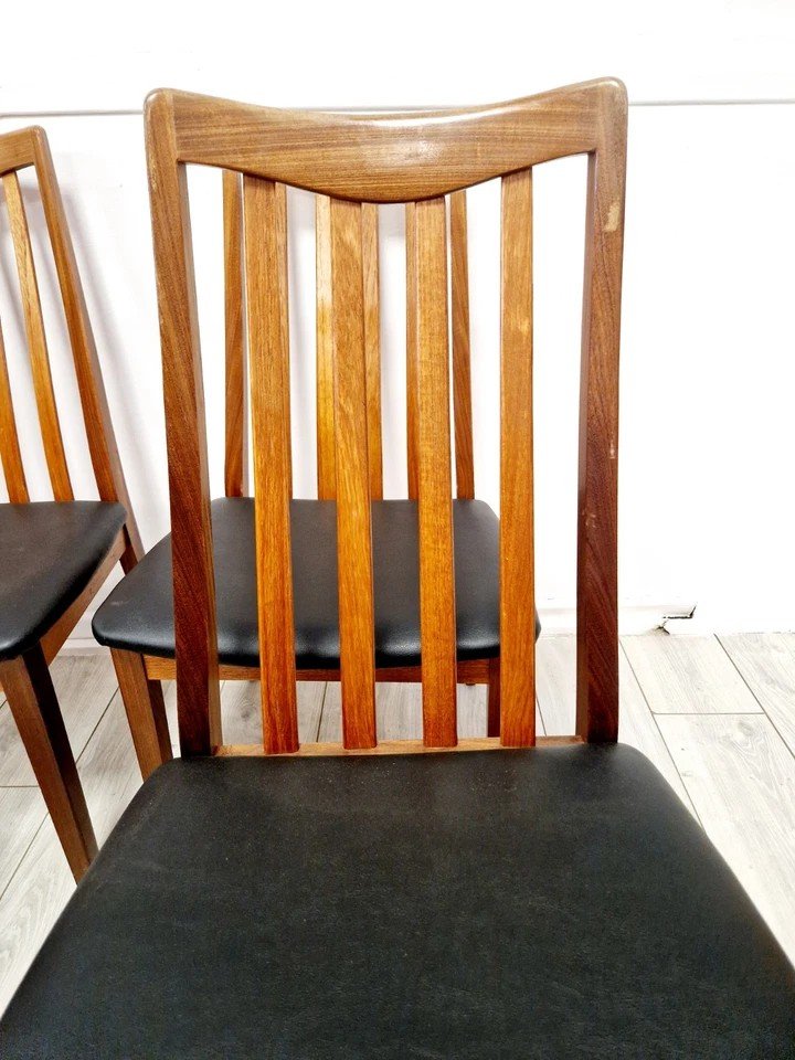 4 Fresco G Plan Dining Chairs-photo-2