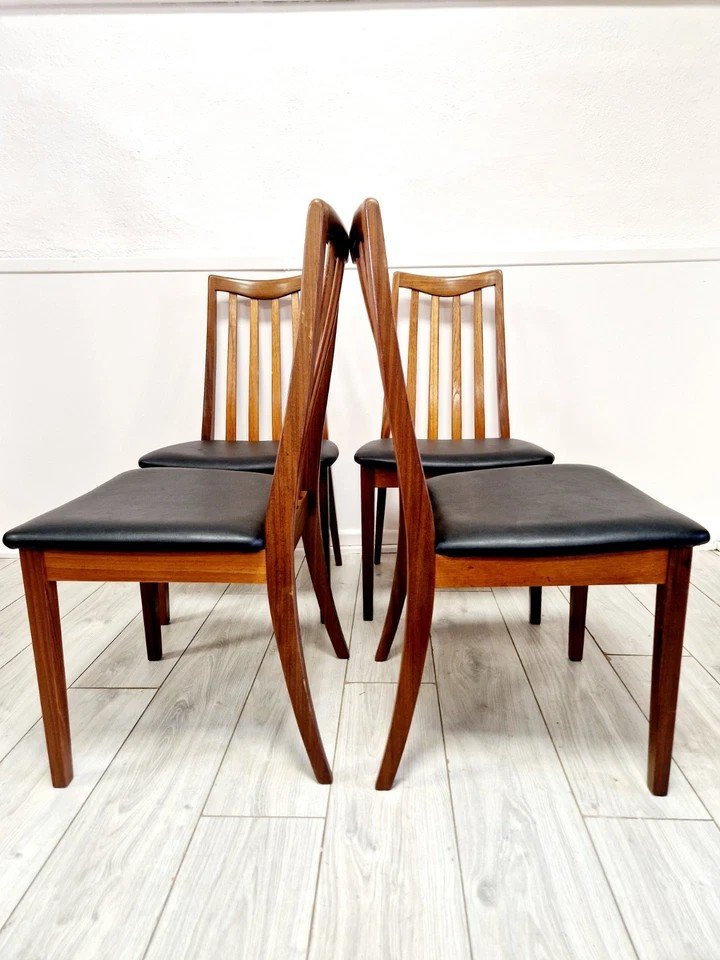 4 Fresco G Plan Dining Chairs-photo-4