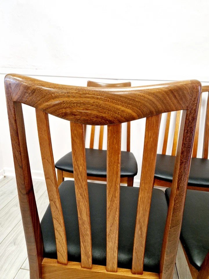 4 Fresco G Plan Dining Chairs-photo-2