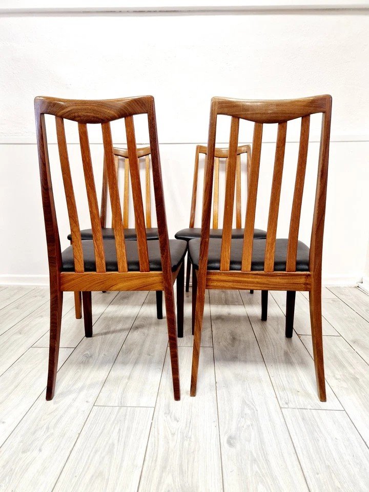 4 Fresco G Plan Dining Chairs-photo-4