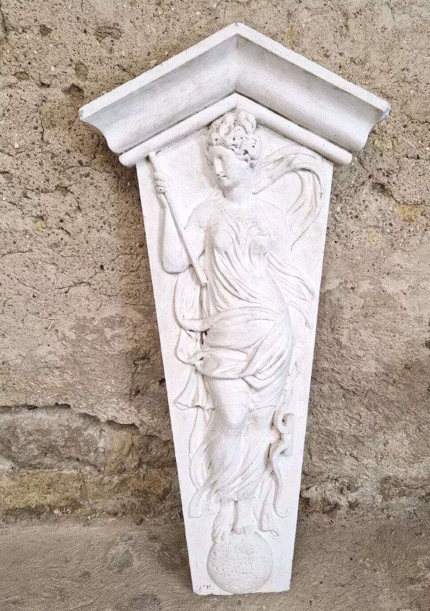 Large Ancient Bas Relief From A Parisian Church