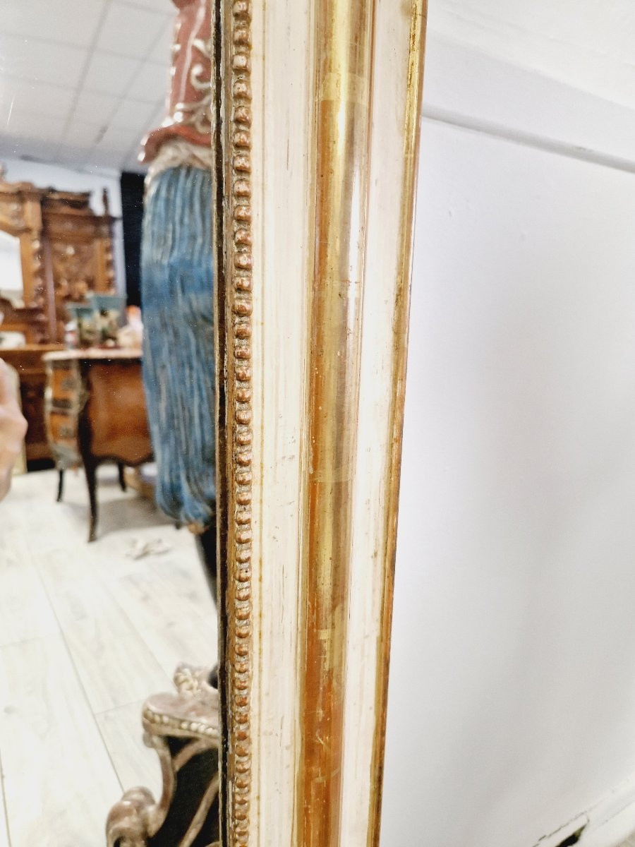 Beautiful Louis XVI Style Gold Wall Mirror-photo-2