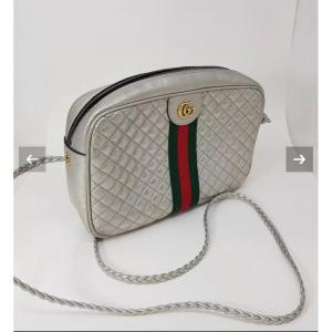 Sac à Main Gucci Cg Pour Femmes En Cuir Marmont, Authentique