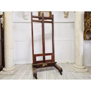 Antique French Painting Easel With Stand By Bonhomme Paris