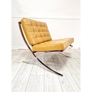 Mid Century Barcelona Style Lounge Chair