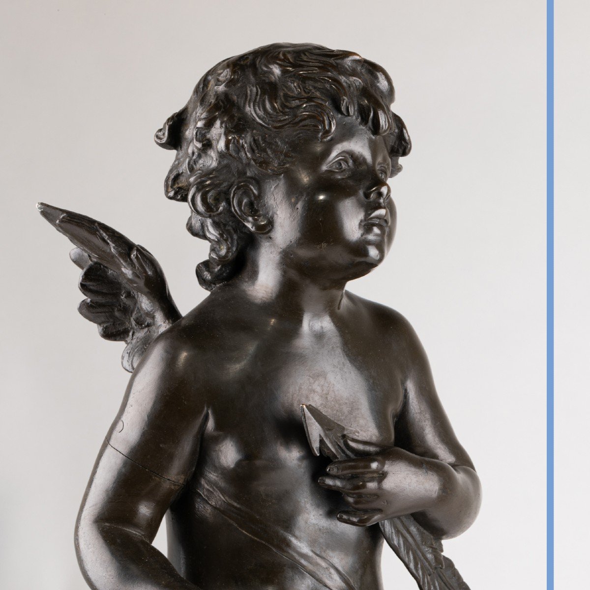 Dans le goût d'Auguste Moreau (1834-1917), Cupidon, bronze, XIXe-photo-1