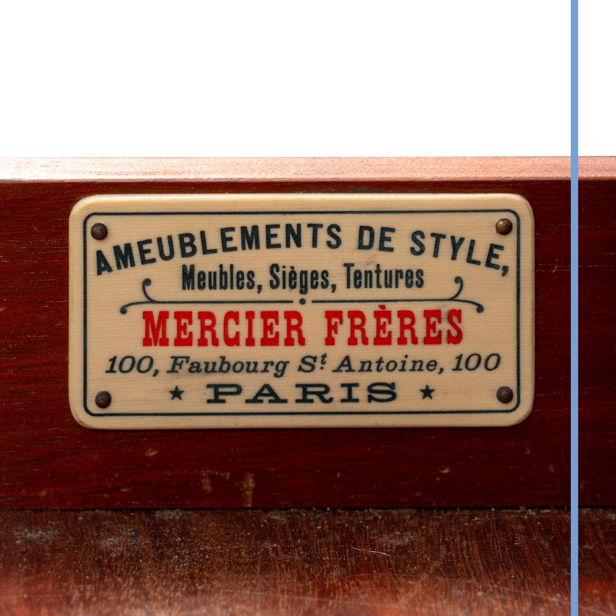 Mercier Frères, table à jeu en marqueterie et bronze doré de style Louis XV, XIXe-photo-6