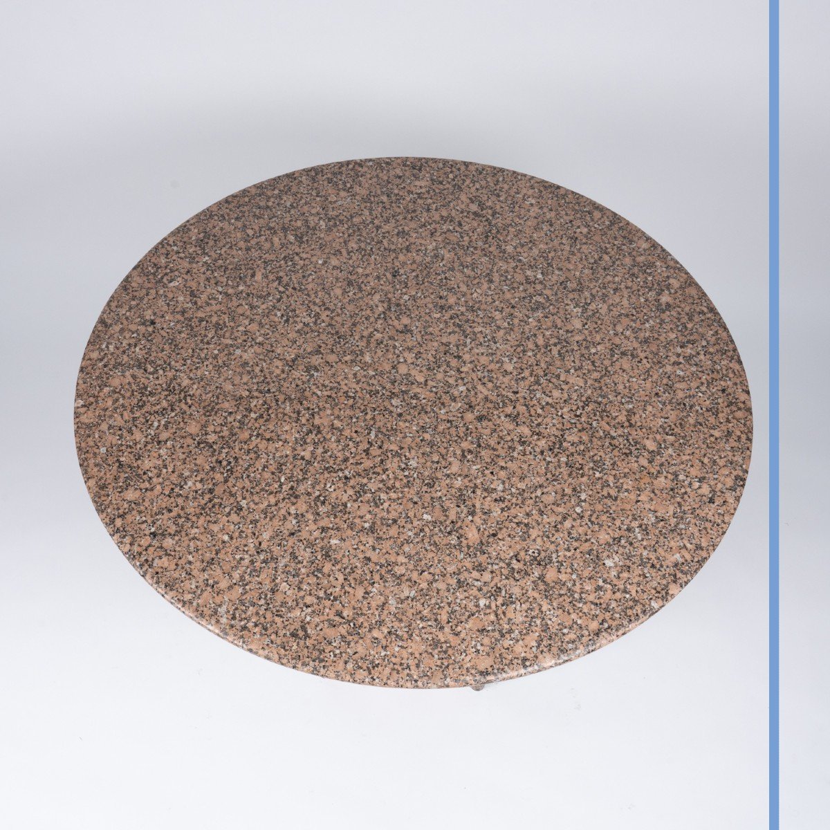 Table ronde en granit, XXe-photo-4