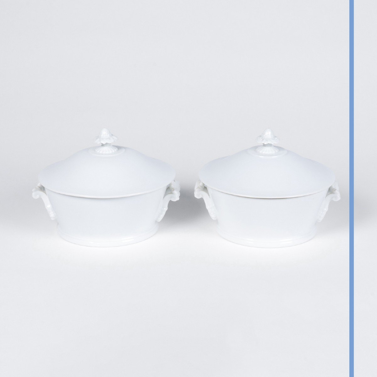 Service de table en porcelaine blanche, XXe-photo-4