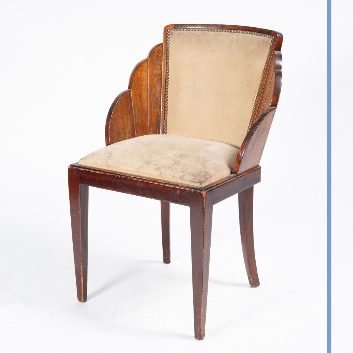 Série de 8 chaises d'époque Art Deco, XXe-photo-4