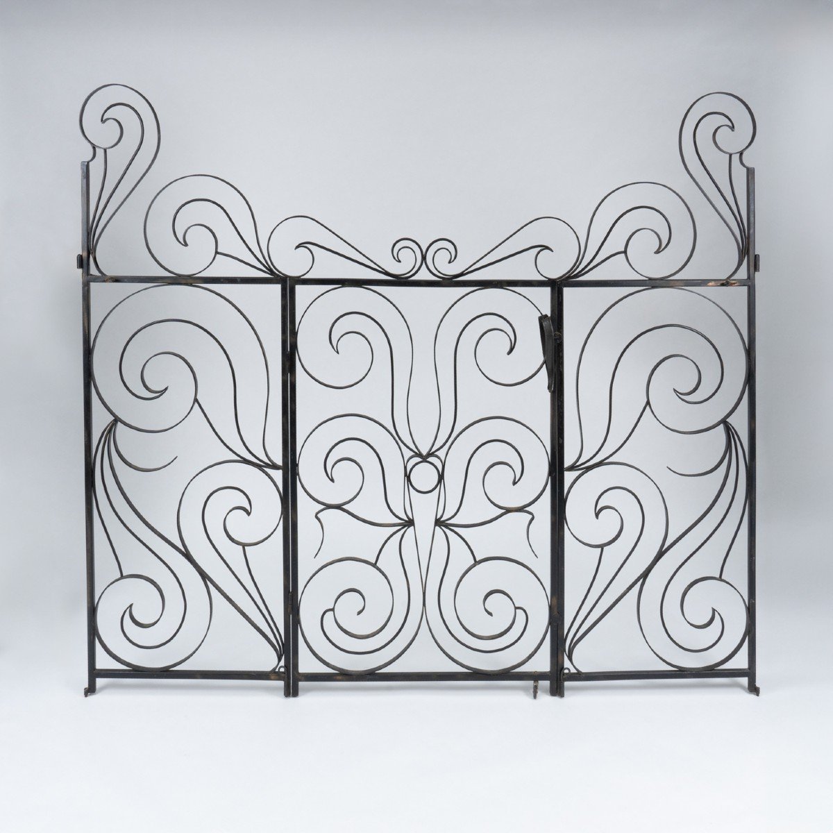 Iron Gate With Scroll Pattern, 20th Century