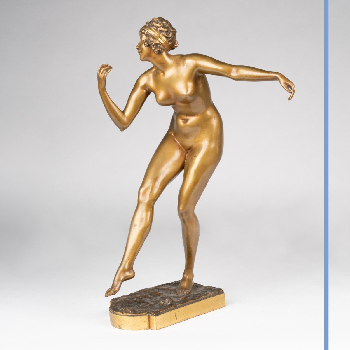 Paul Philippe (1870-1930), Danseuse nue, bronze, XXe-photo-1