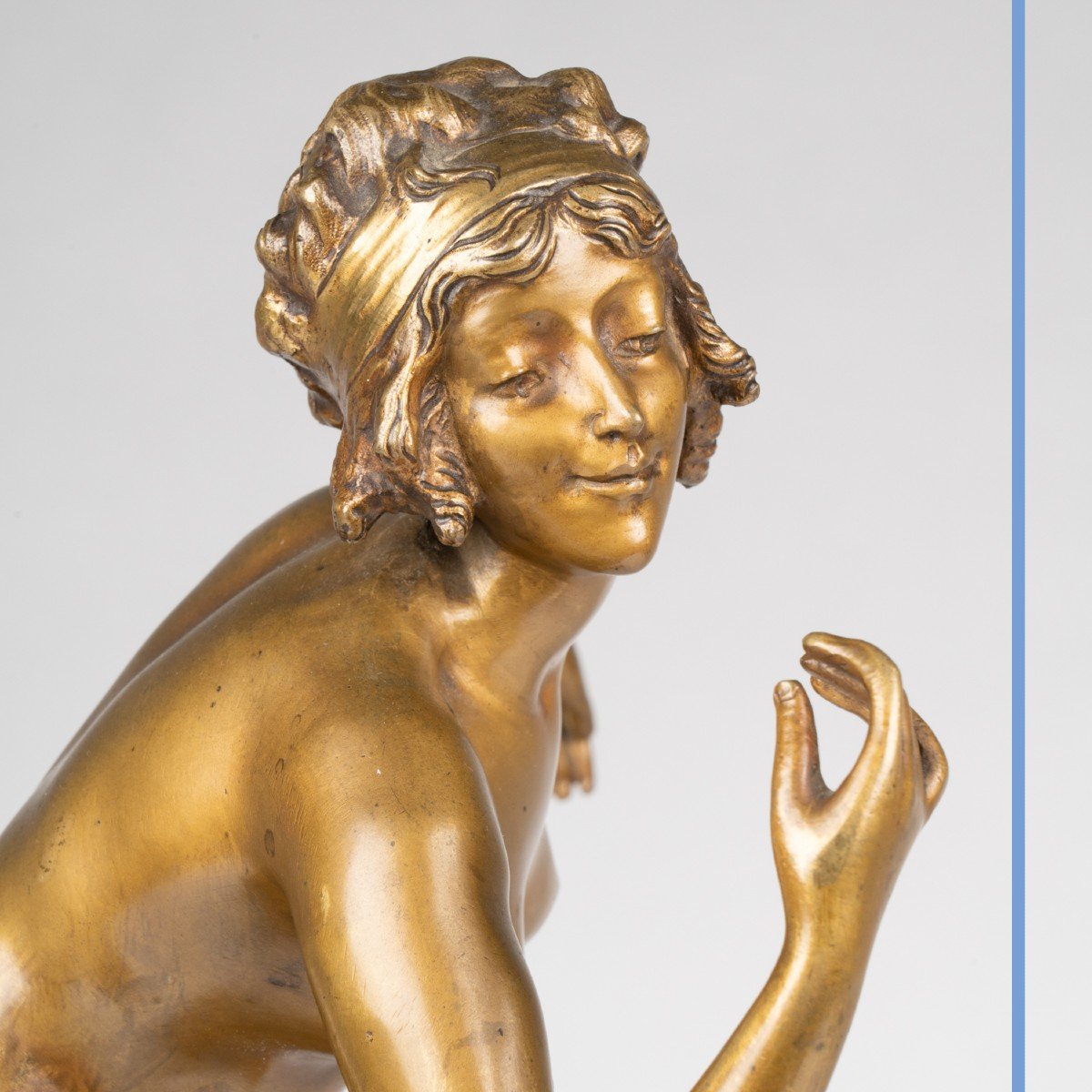 Paul Philippe (1870-1930), Danseuse nue, bronze, XXe-photo-3