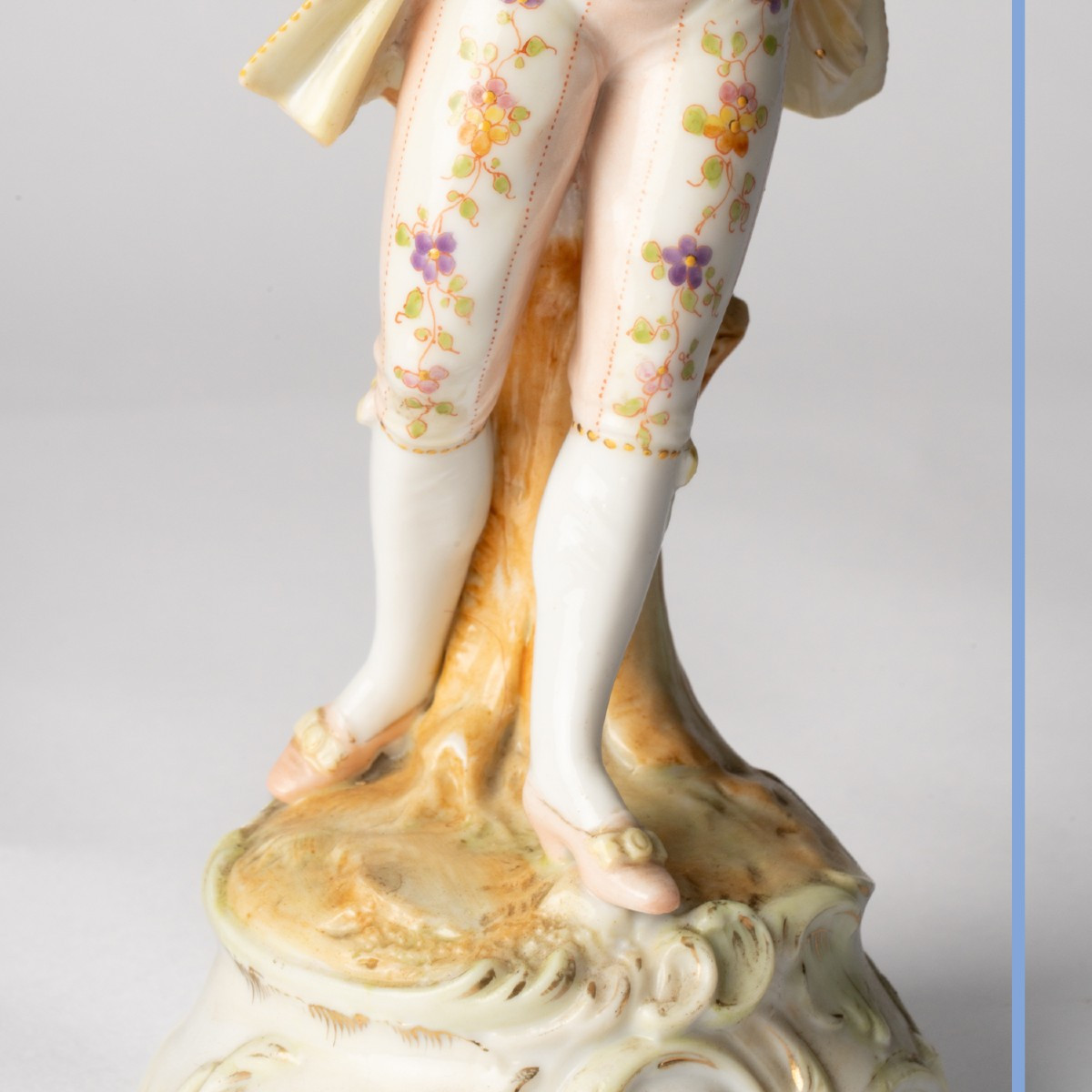 Paire de sujets en porcelaine "Couple d'élégants", XIXe-photo-7