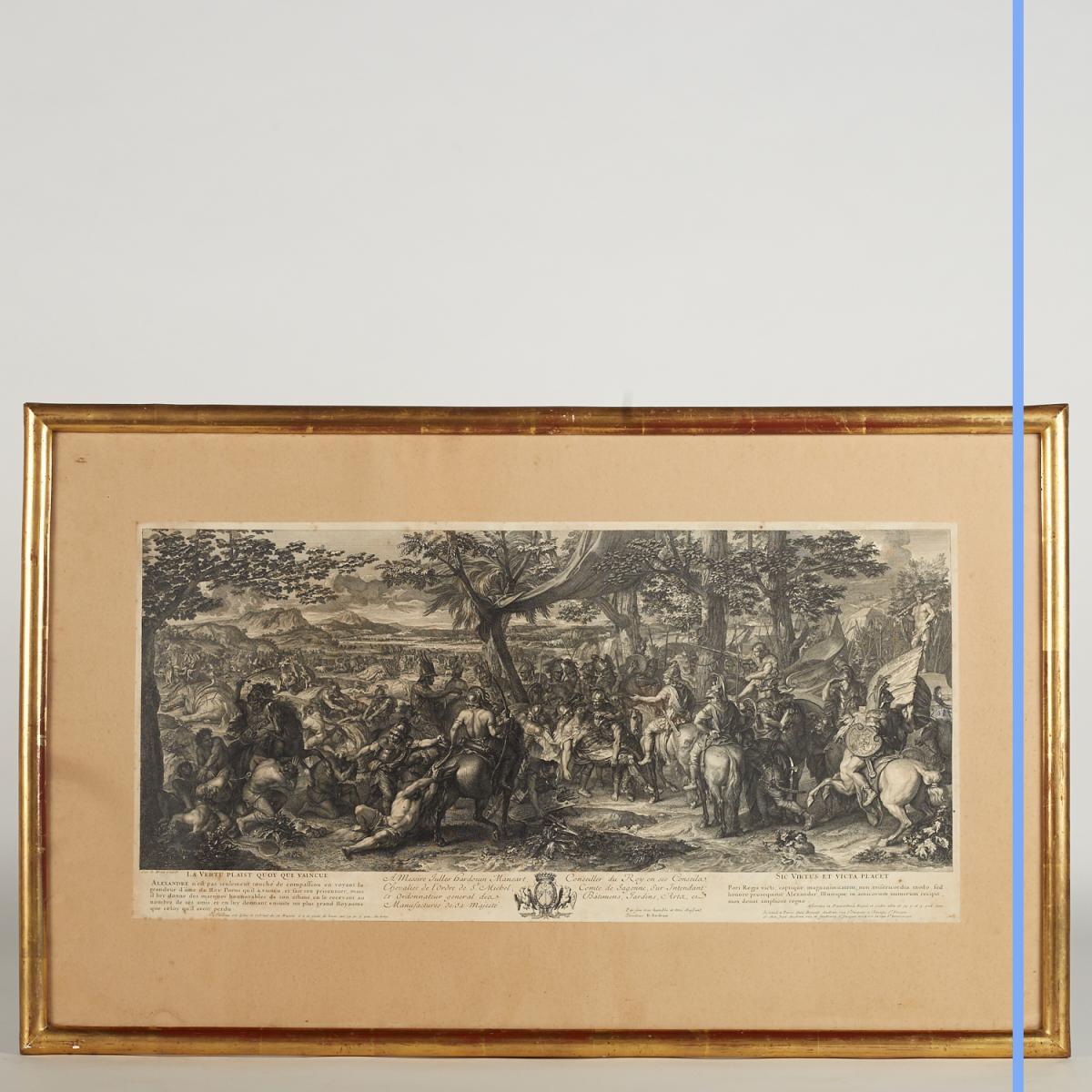 Série de sept gravures d'après Charles Le Brun, XIXe-photo-2