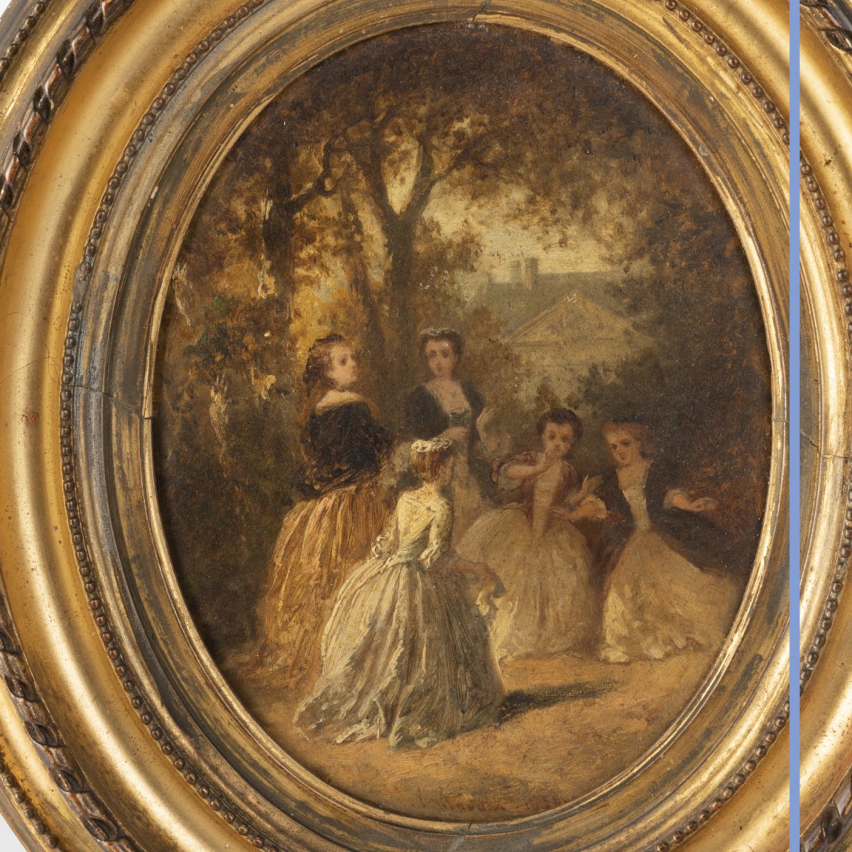 Jean Nicolas Ventadour (1822-1880), paire de huiles sur panneau, 1858-photo-5